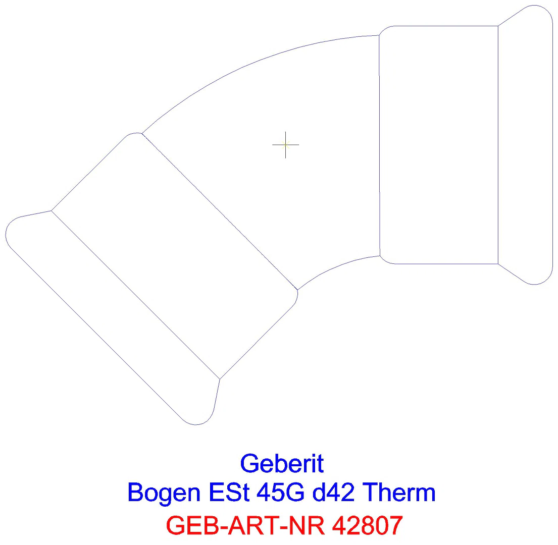 GE Mapress Therm Bogen 45Gr d42 _42807_l