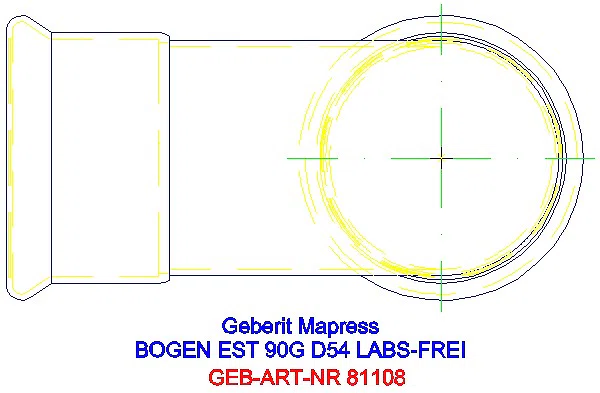 GE Mapress Edelstahl Bogen 90Gr d54 (LABS-frei)_81108_G