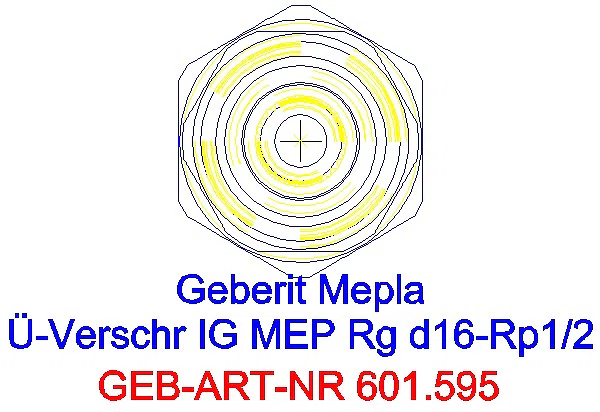 GE Mepla Übergangsverschraubung mit IG Rg d16-Rp1/2_601.595.00.5_L