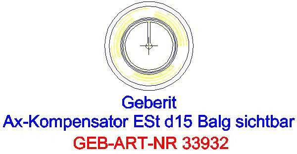 GE Mapress Edelstahl Axialkompensator mit Pressmuffen d15_33932_L