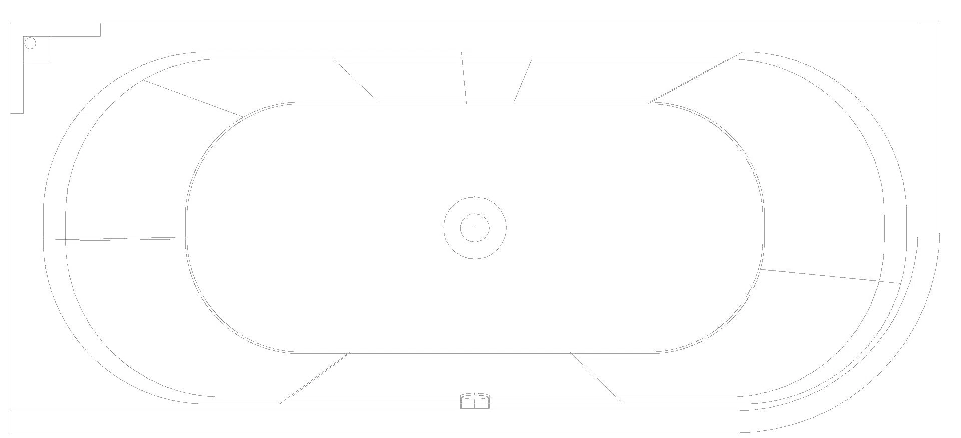 KALDEWEI MEISTERSTÜCK CENTRO DUO 1 RECHTS ECKEINBAU (2-SEITIG) Badewanne, 1700x750 mm, Modell-Nr: 1130-4041