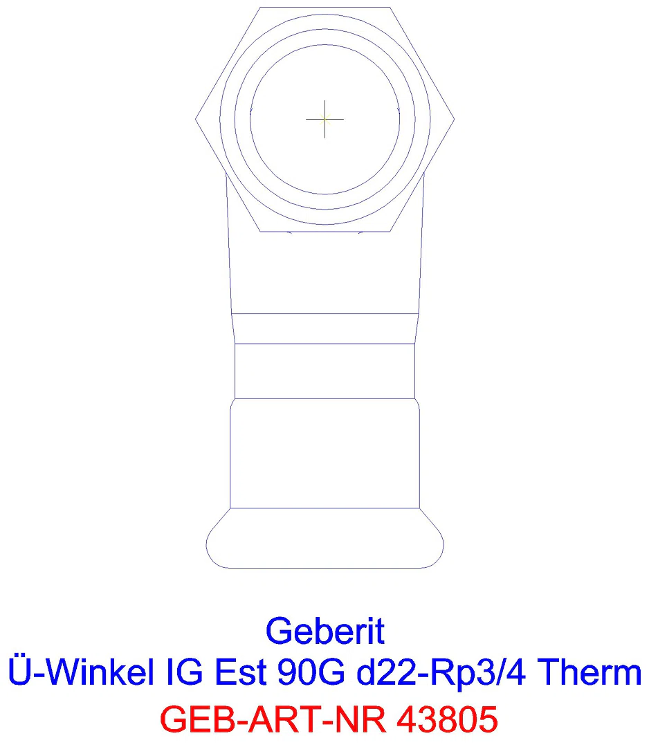 GE Mapress Therm Übergangswinkel 90Gr mit IG d18-Rp1/2_43805_a
