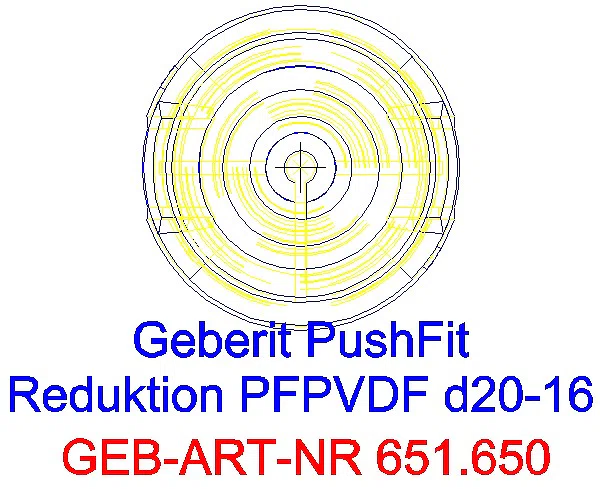 GE PushFit Reduktion PVDF d20-16_651.650.00.1_L