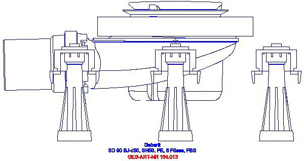 GE Rohbauset, zu Geberit Duschfläche Setaplano Sperrwasserhöhe 50 mm d50 6 F._154.013.00.1_A