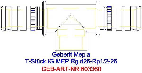 GE Mepla T-Stück mit IG Rg d26-Rp1/2-26_603.360.00.5_A