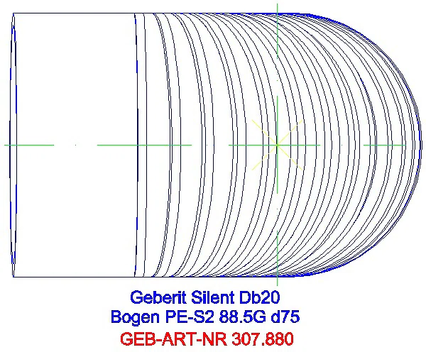 GE Silent-db20 Bogen 88,5Gr d75_307.880.14.1_G