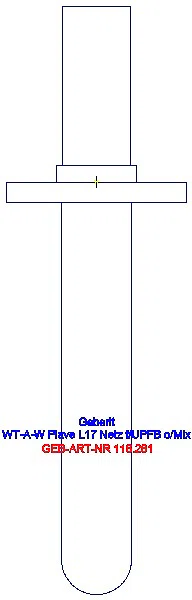 GE Waschtischarmatur Piave, Wandmontage mit UP-Funktion Netz L 17cm o. Mischer_116.261.21.1_G