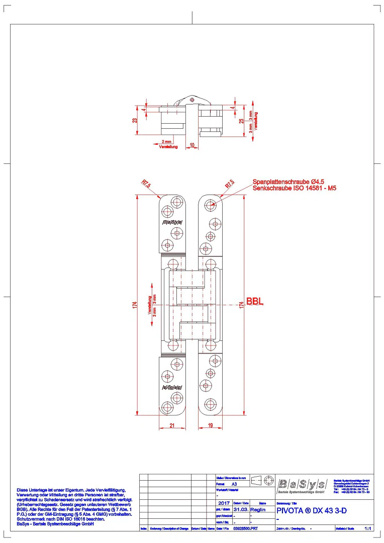 PIVOTA ® DX 43 3-D
