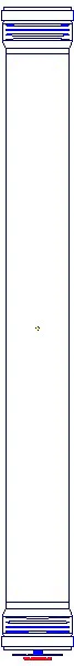 GE Silent-Pro Rohr mit 2 Muffen d110mm L100cm_393.511.14.1_G
