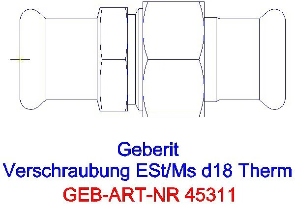 GE Mapress Therm Verschraubung d18 _45311_A