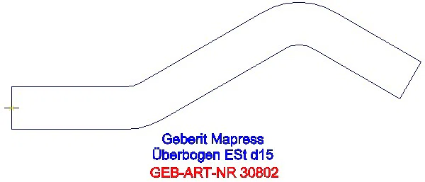 GE Mapress Edelstahl Überbogen d15_30802_A