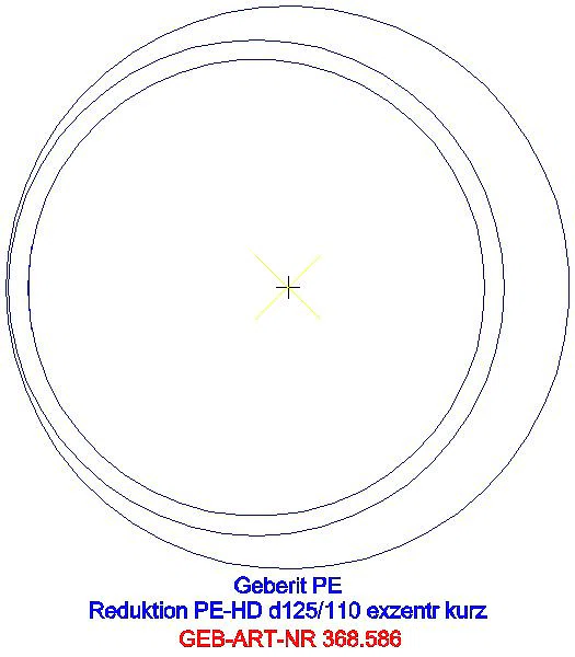 GE PE Reduktion exzentrisch kurz d125/110_368.586.16.1_G