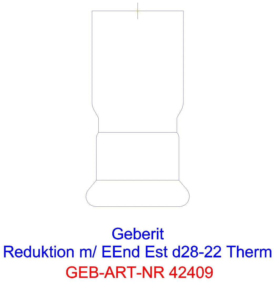 GE Mapress Therm Reduktion mit Einschubende d28-18_42409_g