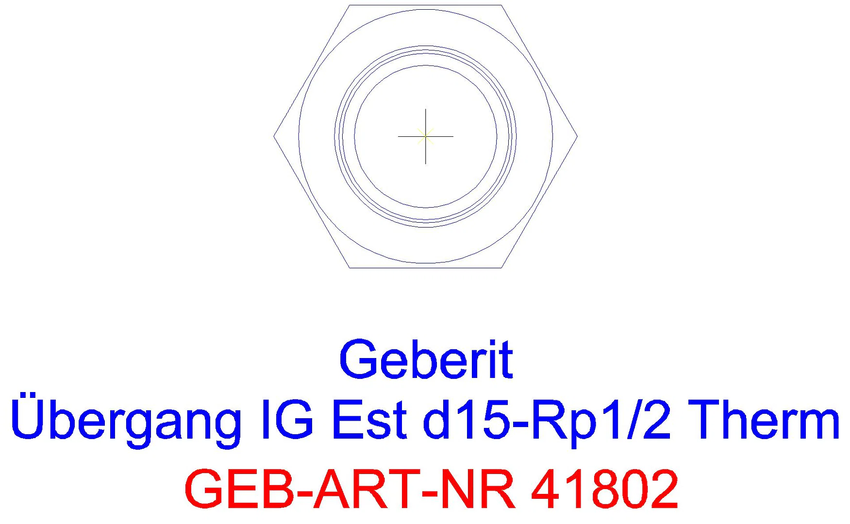 GE Mapress Therm Übergang mit IG d15-Rp3/8_41802_l