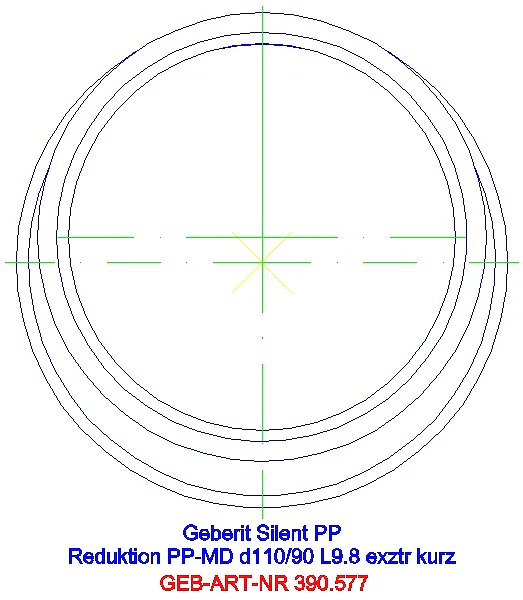 GE Silent-PP Reduktion exzentrisch kurz d110/90_390.577.14.1_G