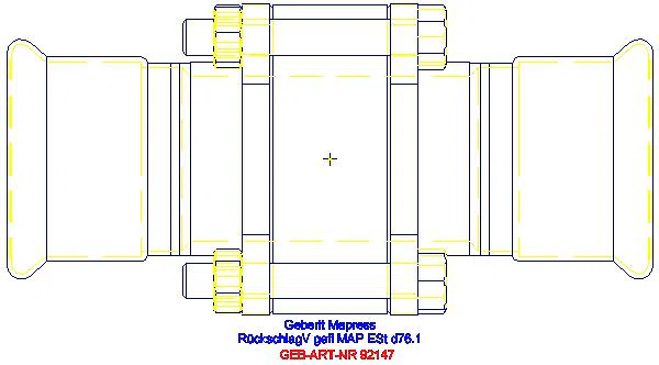 GE Mapress Rückschlagventil NPW geflanscht d76,1_92147_A