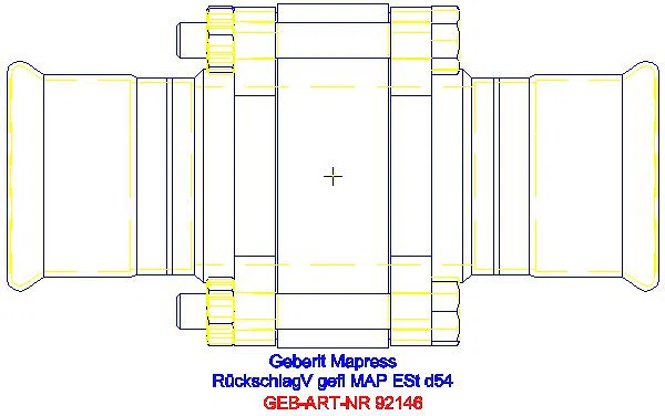 GE Mapress Rückschlagventil NPW geflanscht d54_92146_A