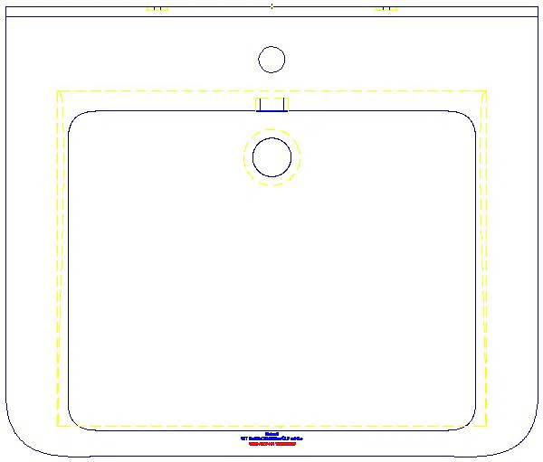 Renova Comfort Square WT barrierefrei 65x55cm, m. Hl., m. Ül._128665000_G