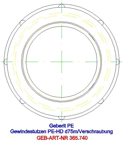 GE PE Gewindestutzen mit Quetschverschraubung d75 H9,6_365.740.16.1_G