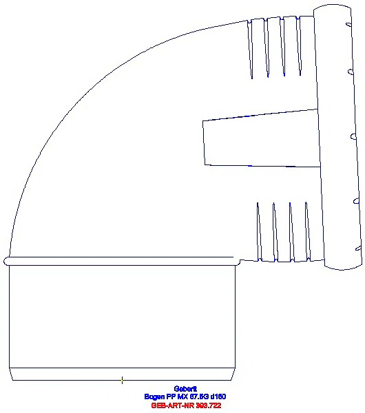GE Silent-Pro Bogen 87,5Gr d160mm_393.724.14.1_L