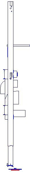 GE Duofix Element f. WT, 112cm Standarm. 2 WZ-Strecken, UP-KH u. Anschl. T-St._111473002_L