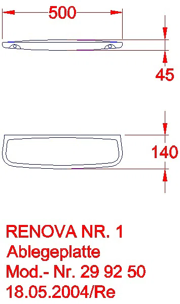 Renova Wandablage, 50x14cm_kgv_r1_299250