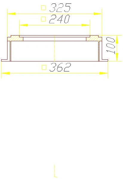 DALLMER Drainage-Aufstockelement, 362 x 362 mm