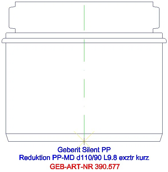 GE Silent-PP Reduktion exzentrisch kurz d110/90_390.577.14.1_A