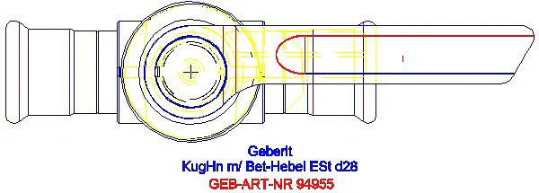 GE Mapress Kugelhahn d28 mit Betätigungshebel edst._94955_G