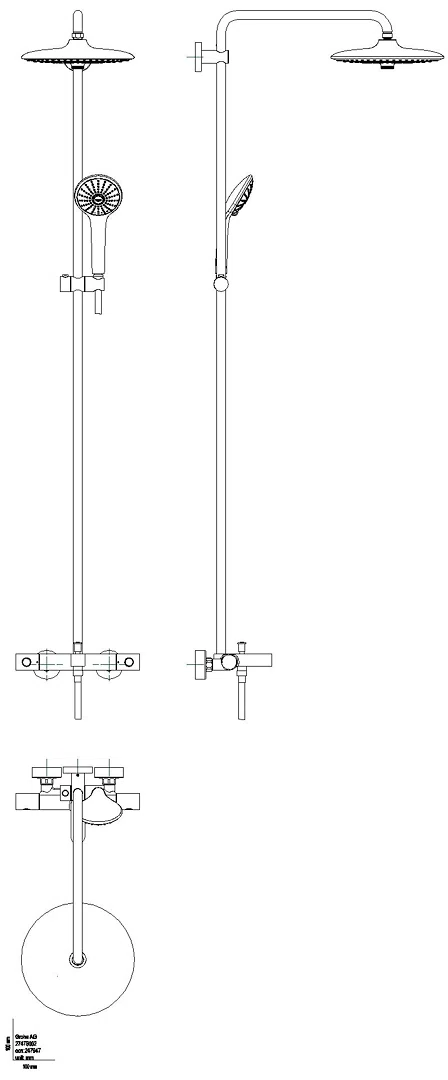 GROHE Duschsystem Euphoria 260 27475_2 mit Thermostat-Wannenbatterie chrom