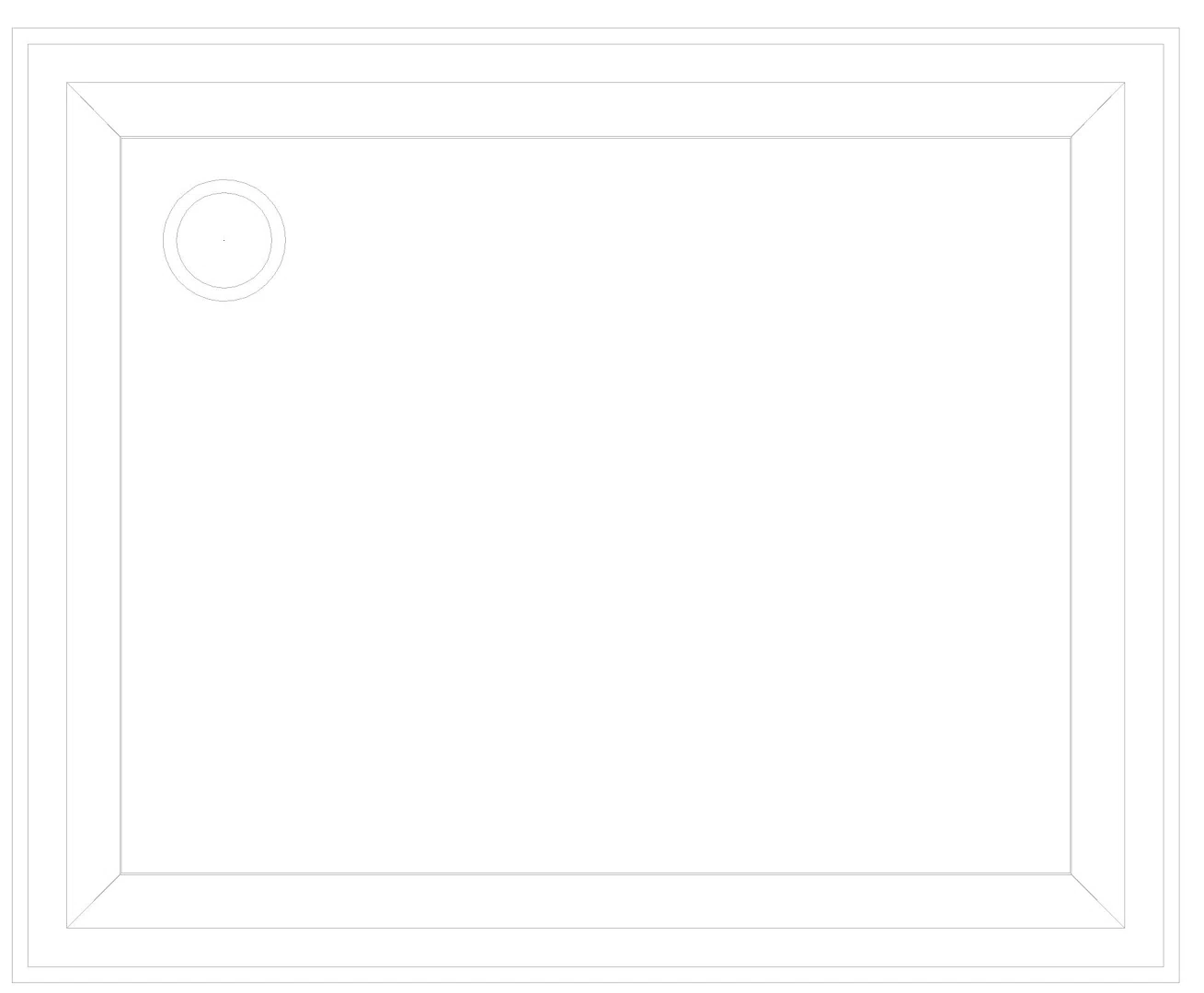 KALDEWEI DUSCHPLAN Duschfläche, 900x1100x32 mm, Modell-Nr: 419-1