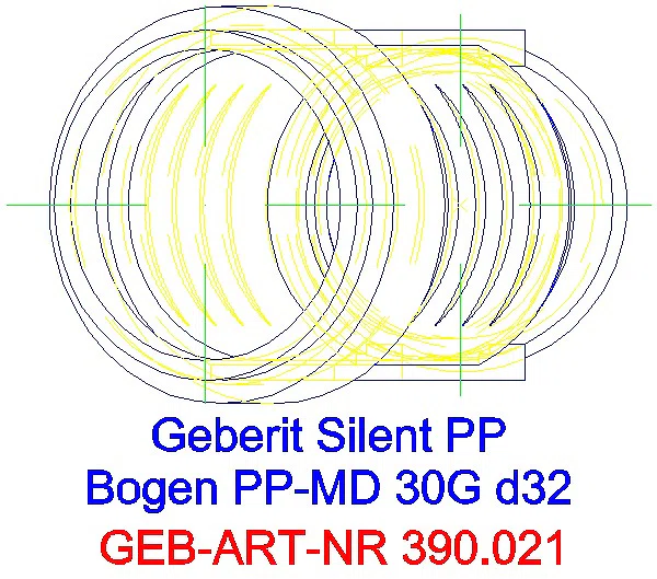 GE Silent-PP Bogen 30Gr d32_390.021.14.1_G