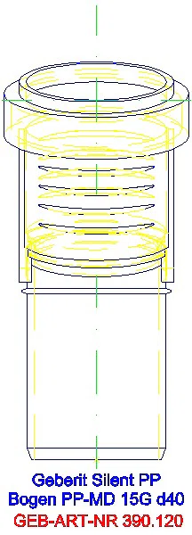 GE Silent-PP Bogen 15Gr d40_390.120.14.1_L