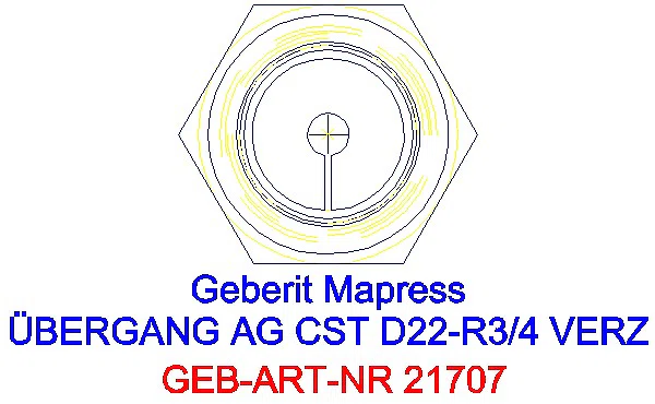 GE Mapress C-Stahl Übergang mit AG d22-R3/4 verzinkt_21707_L