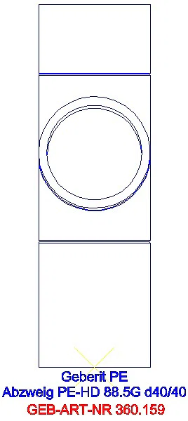GE PE Abzweig 88,5Gr d40/40_360.159.16.1_L