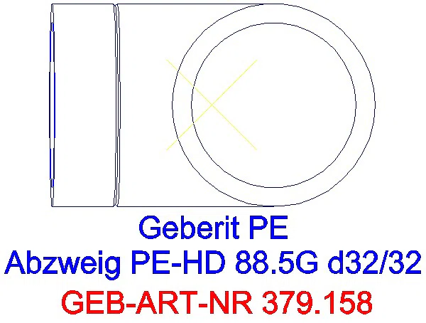 GE PE Abzweig 88,5Gr d32/32_379.158.16.1_G