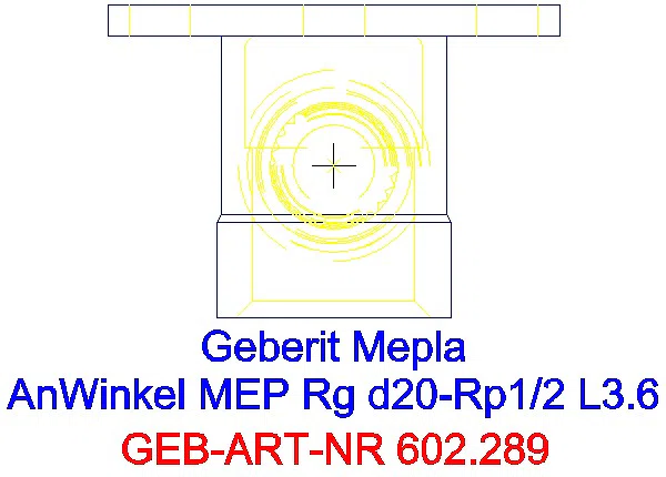 GE Mepla Anschlusswinkel 90Gr Rg d20-Rp1/2 L:36mm_602.289.00.5_G