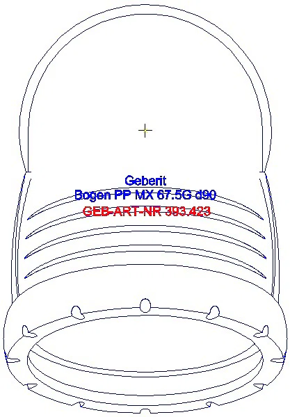 GE Silent-Pro Bogen 67,5Gr d90mm_393.423.14.1_G