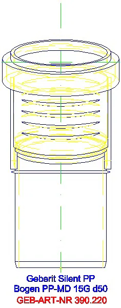 GE Silent-PP Bogen 15Gr d50_390.220.14.1_L