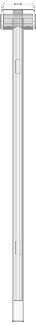 HEWI Stützklappgriff Duo (A), L:900mm, PVD schwarzchr glzd