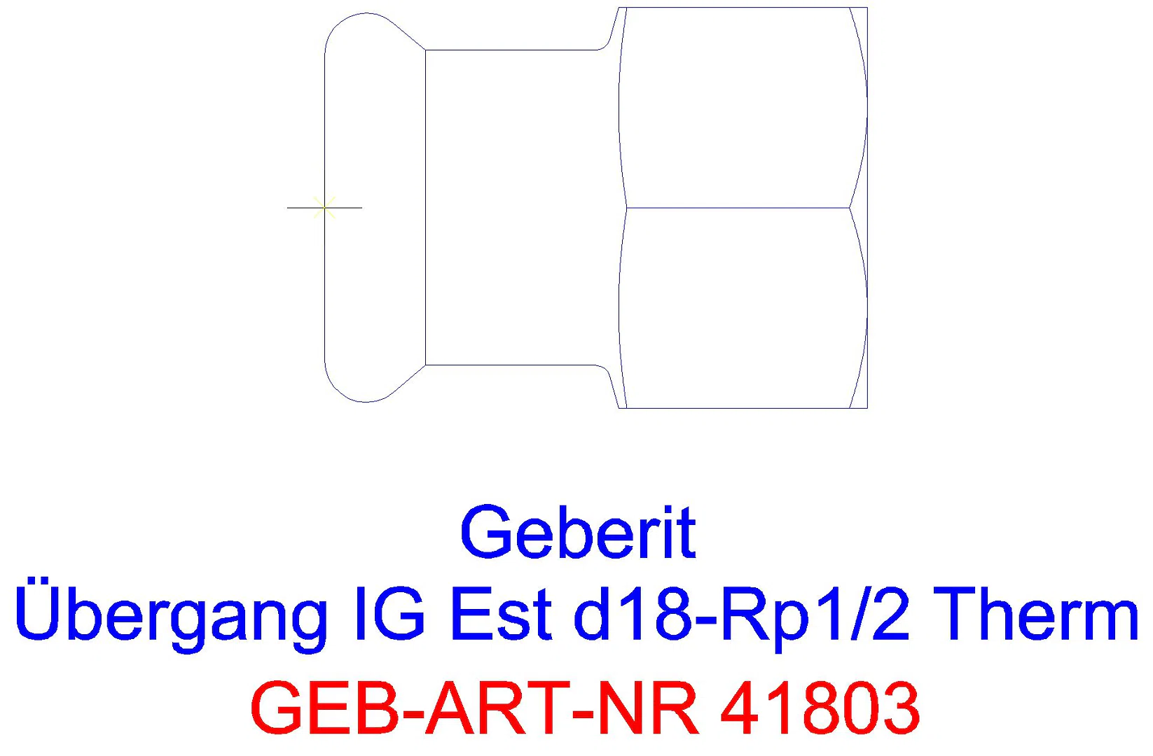 GE Mapress Therm Übergang mit IG d15-Rp1/2_41803_a