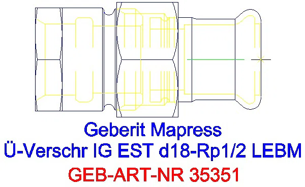 GE Mapress Edelstahl Übergangsverschr. mit IG ÜM aus ESt d18-Rp1/2_35351_G