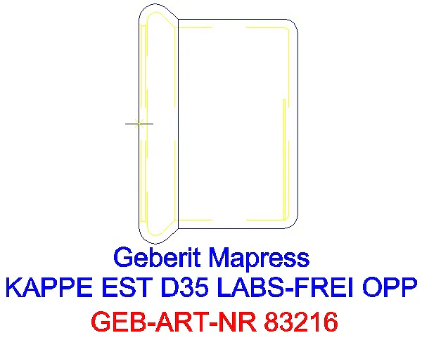 GE Mapress Edelstahl Kappe d35 (LABS-frei)_83216_A