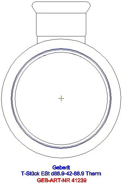 GE Mapress Therm T-Stück reduziert d88.9-42-88.9_41239_L
