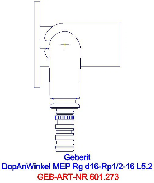 GE Mepla Doppelanschlusswinkel 90Gr Rg d16-Rp1/2-d16 L:52mm_601.273.00.5_L