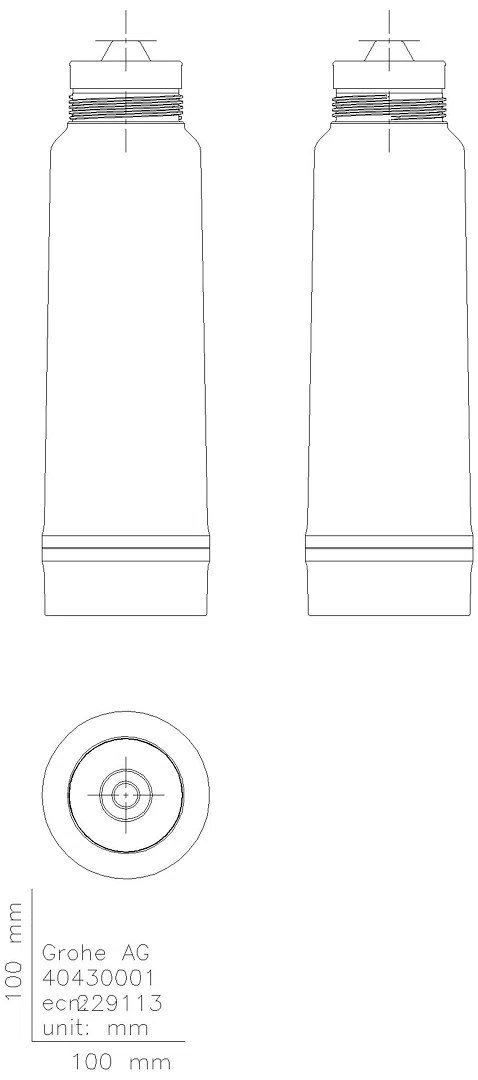 GROHE BWT-Austauschfilter GROHE Blue 40430_1 M-Size