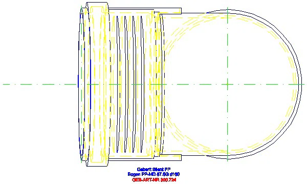 GE Silent-PP Bogen 87,5Gr d160_390.724.14.1_G