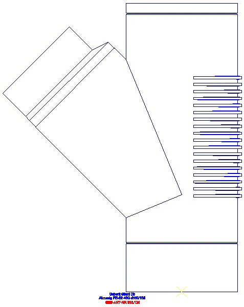 GE Silent-db20 Abzweig 45Gr d160/135_315.124.14.1_A