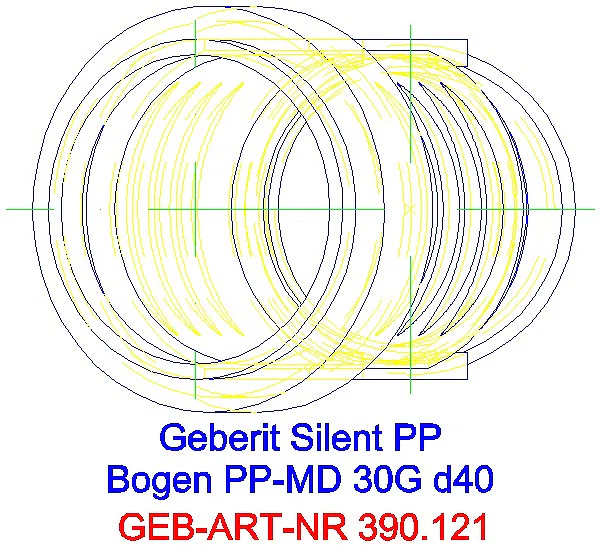 GE Silent-PP Bogen 30Gr d40_390.121.14.1_G