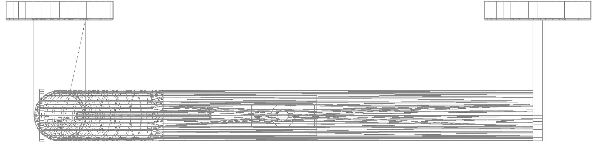 HEWI Winkelgriff, d:32/32, PRH, A1:600, W1:300, re, PVD nickel gebü.